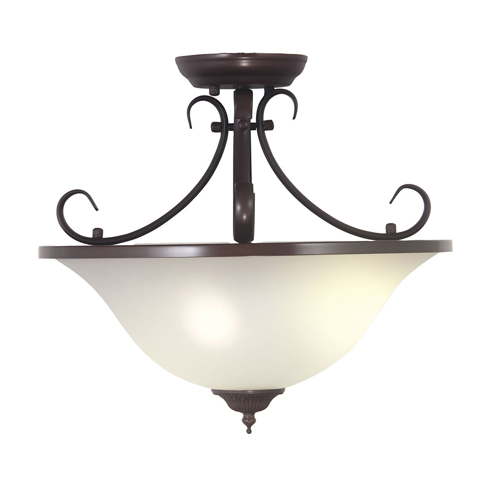 Gaston II 3 Light Traditional CTC Pendant Bronze - OL65933BZ