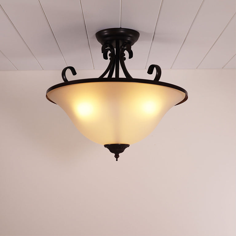 Gaston II 3 Light Traditional CTC Pendant Bronze - OL65933BZ