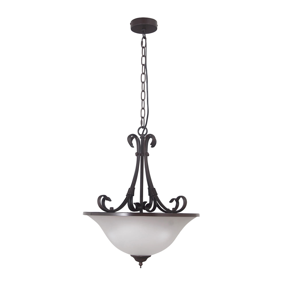 Gaston II 3 Light Traditional Pendant Bronze - OL65963BZ