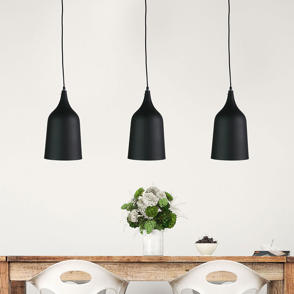 Plato Contemporary Urban Pendant Black - OL67421BK
