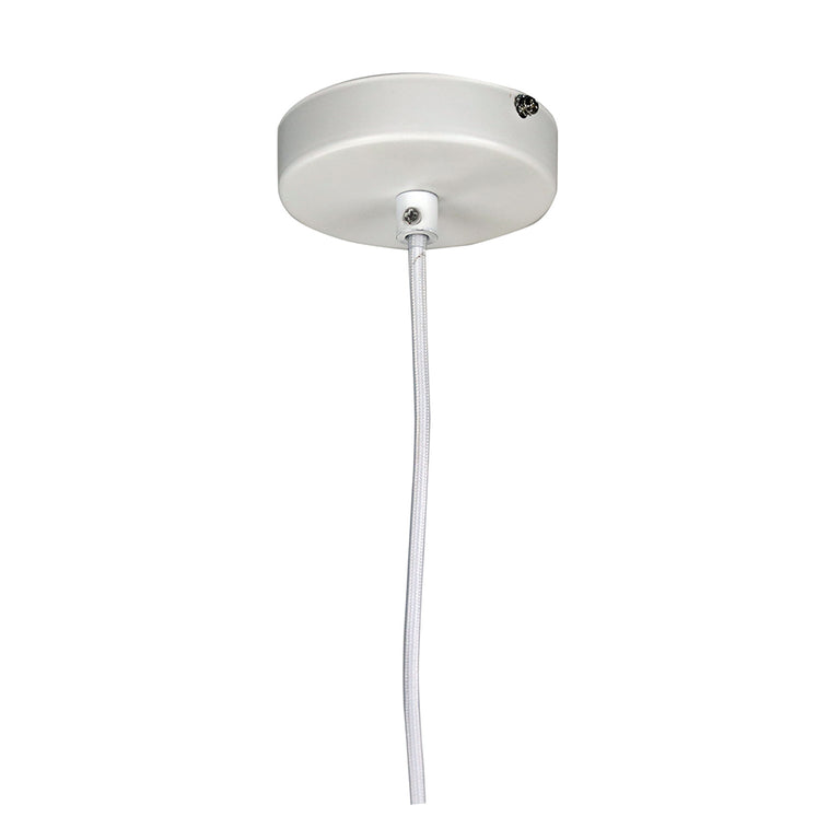 Malo.35 1 Light Pendant Matt White - OL68750/1WH