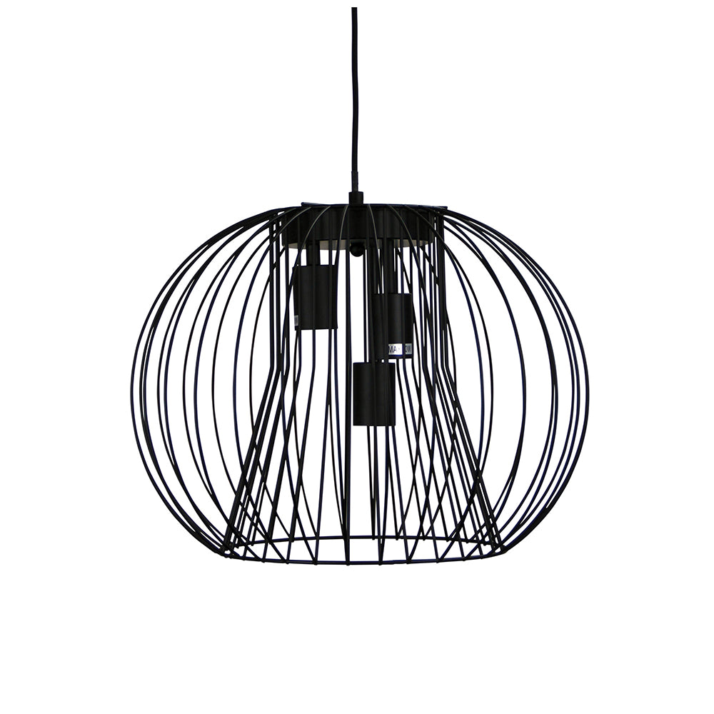 Malo.45 3 Light Pendant Matt Black - OL68751/3BK