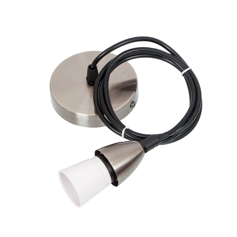 Drop Single Cord Suspension Black / Nickel - OL69242BN