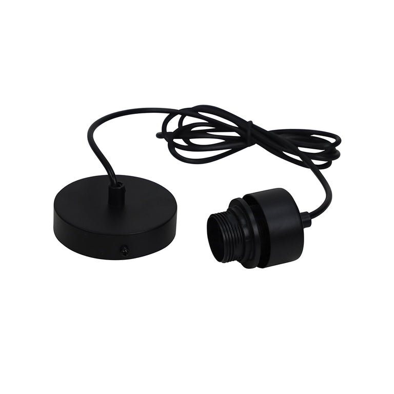 Parti 1 Light Cord Ceiling Light Suspension Black - OL69253BK