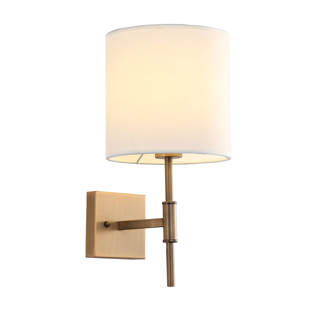 Bella Wall Sconce With Fabric Shade Bronze - OL69331BZ