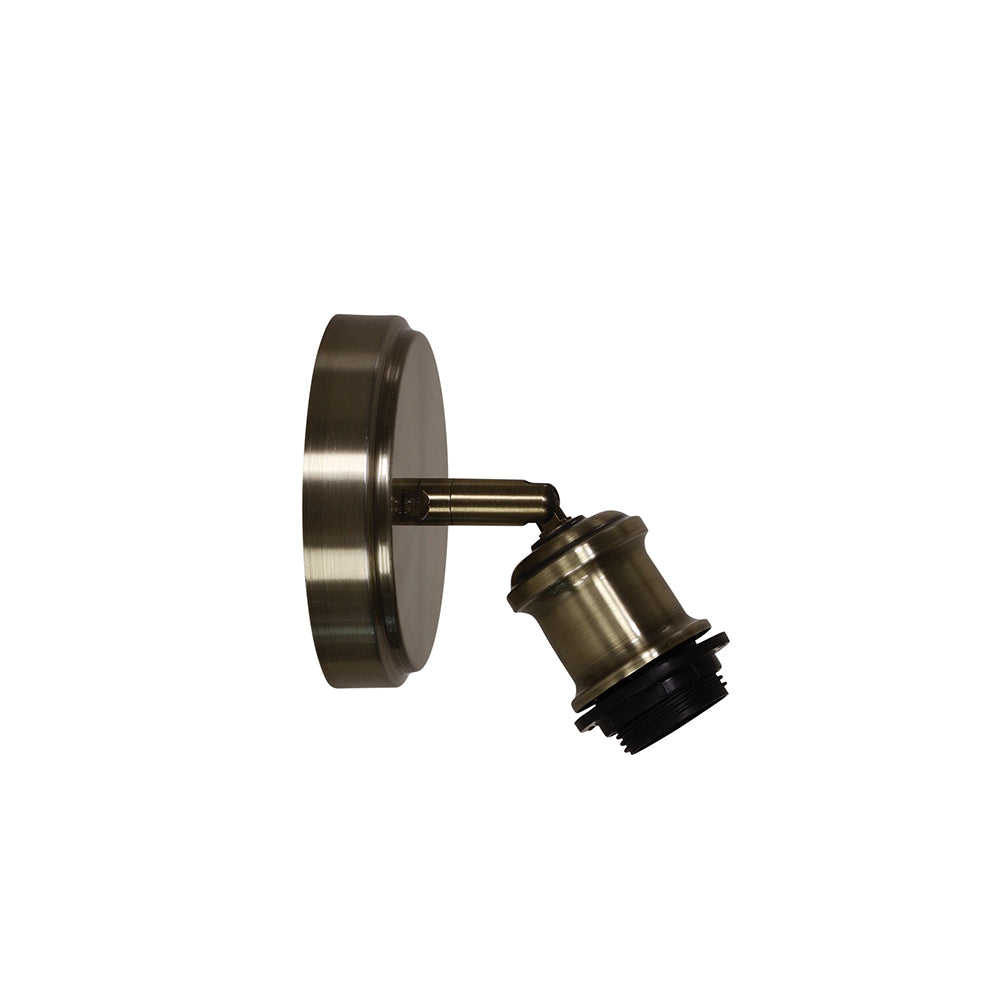 Bradway CTC E27 Ceiling And Wall Mount Antique Brass - OL69341AB