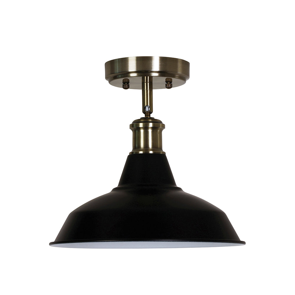Bradway CTC E27 Ceiling And Wall Mount Antique Brass - OL69341AB