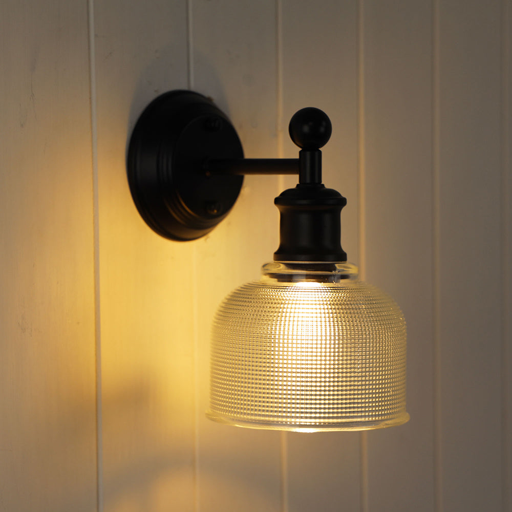 Brighton Wall Light Black / Clear - OL69371CL