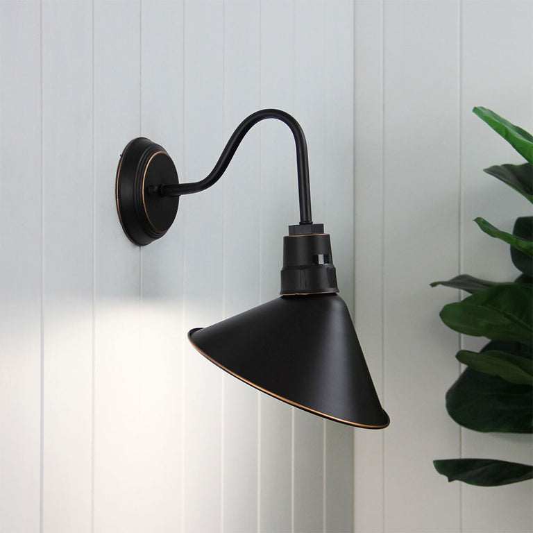 Derwent Industrial Wall Light Bronze - OL69375RB