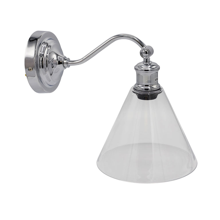 Abby Hamptons Style Classic Wall Light Chrome - OL69385CH