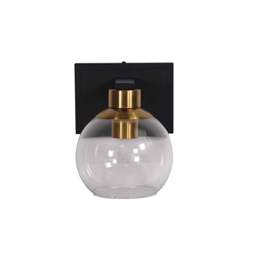 Clayton 1 Light Wall Light Black - OL69389/1BR