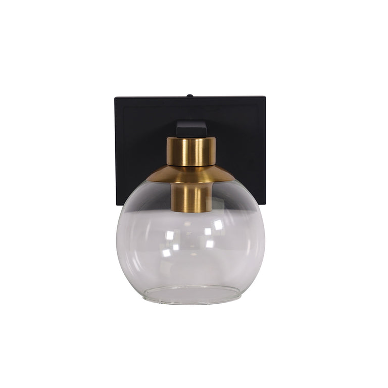 Clayton 1 Light Wall Light Black - OL69389/1BR