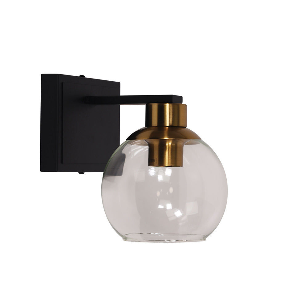 Clayton 1 Light Wall Light Black - OL69389/1BR