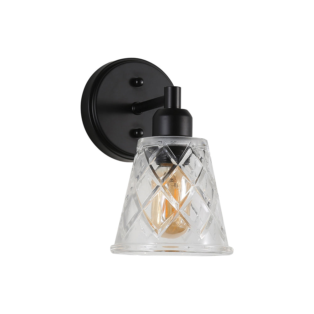 Dram Vintage Cut Glass Wall Light Clear - OL69491CL
