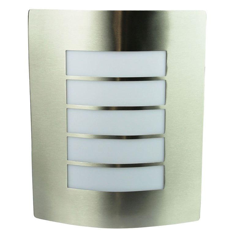 Cheeta Exterior Grill Wall Light Stainless Steel - OL7282SS