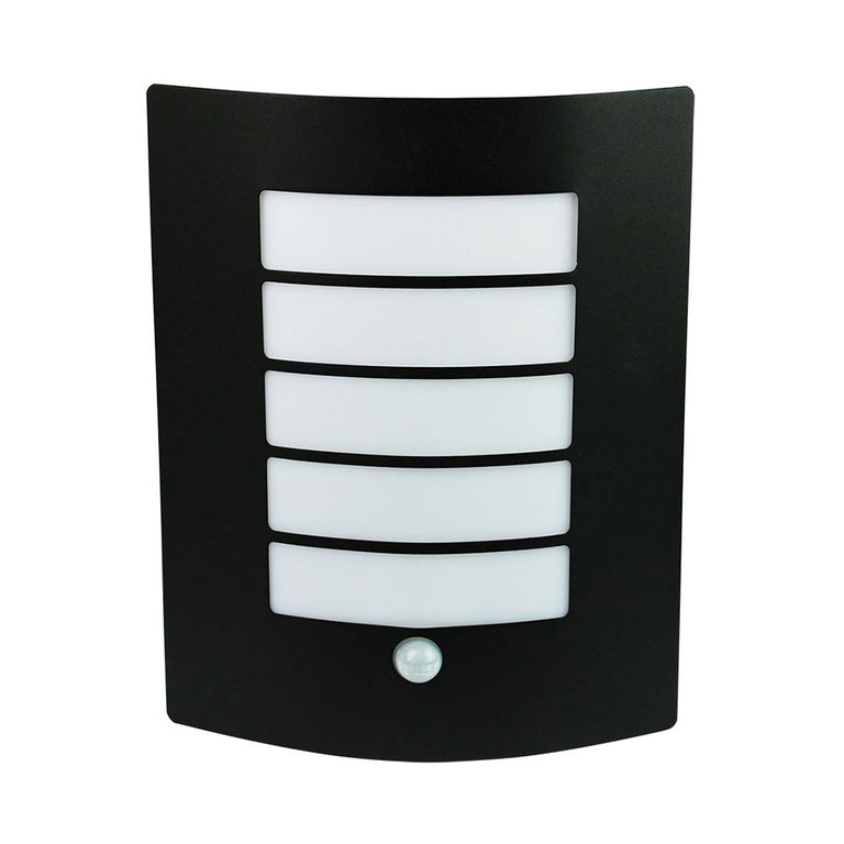 Cheeta Exterior Wall Light with Sensor Black - OL7293BK