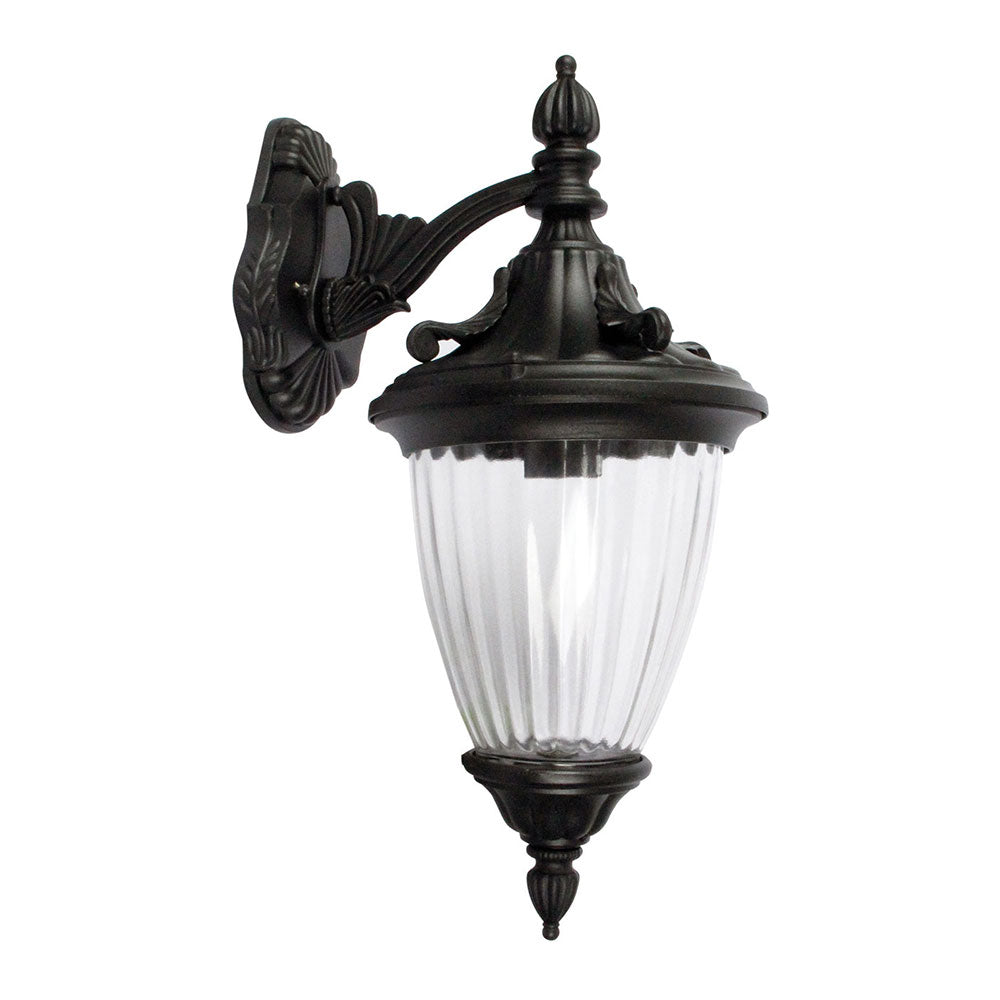 Newark Down Traditional Outdoor Wall Light Black - OL7321BK