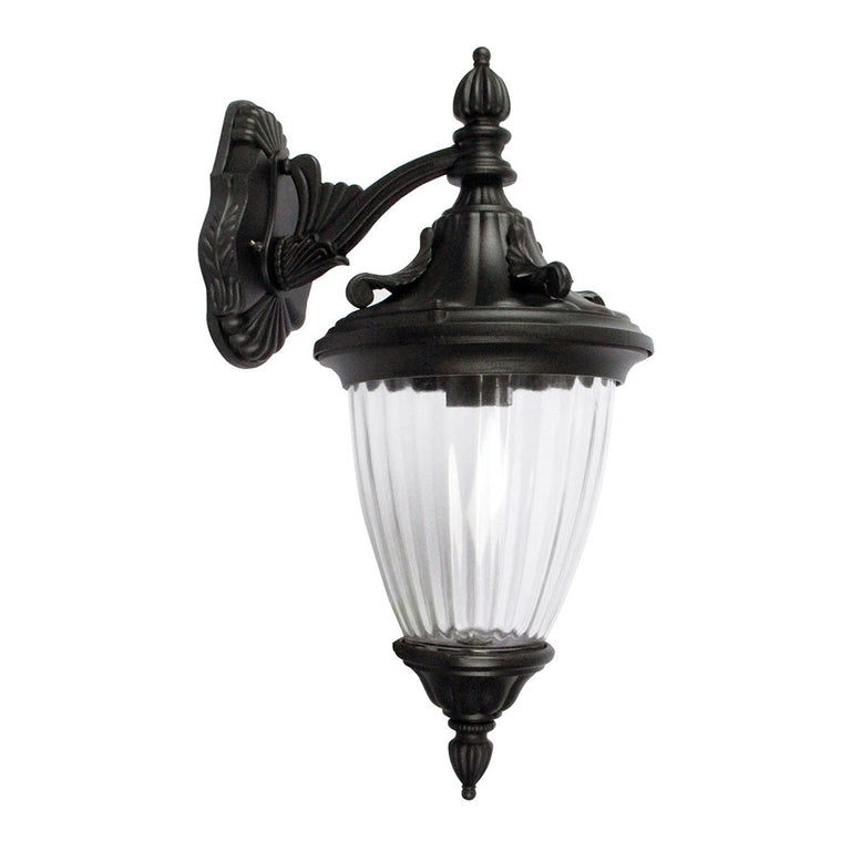 Newark Down Traditional Outdoor Wall Light Black - OL7321BK