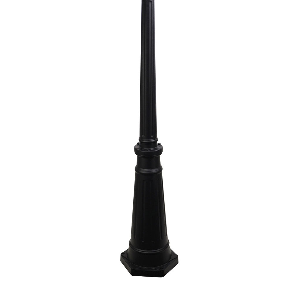 Newark 1 Light Post Light Black - OL7326BK