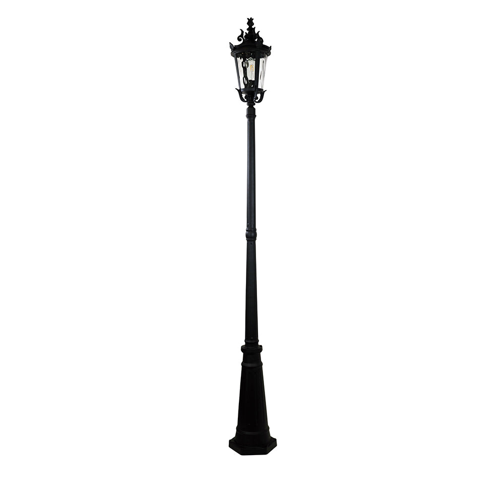 Albion Tradtional Outdoor Post Light Black - OL7386BK