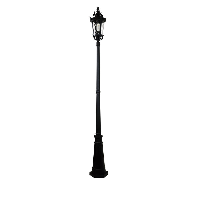 Albion Tradtional Outdoor Post Light Black - OL7386BK