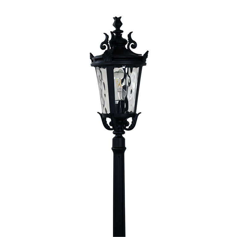 Albion Tradtional Outdoor Post Light Black - OL7386BK