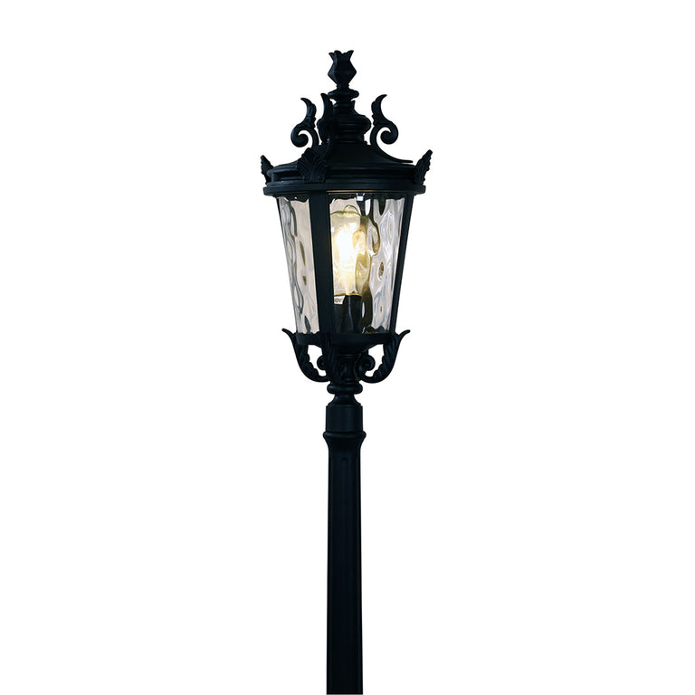 Albion Tradtional Outdoor Post Light Black - OL7386BK