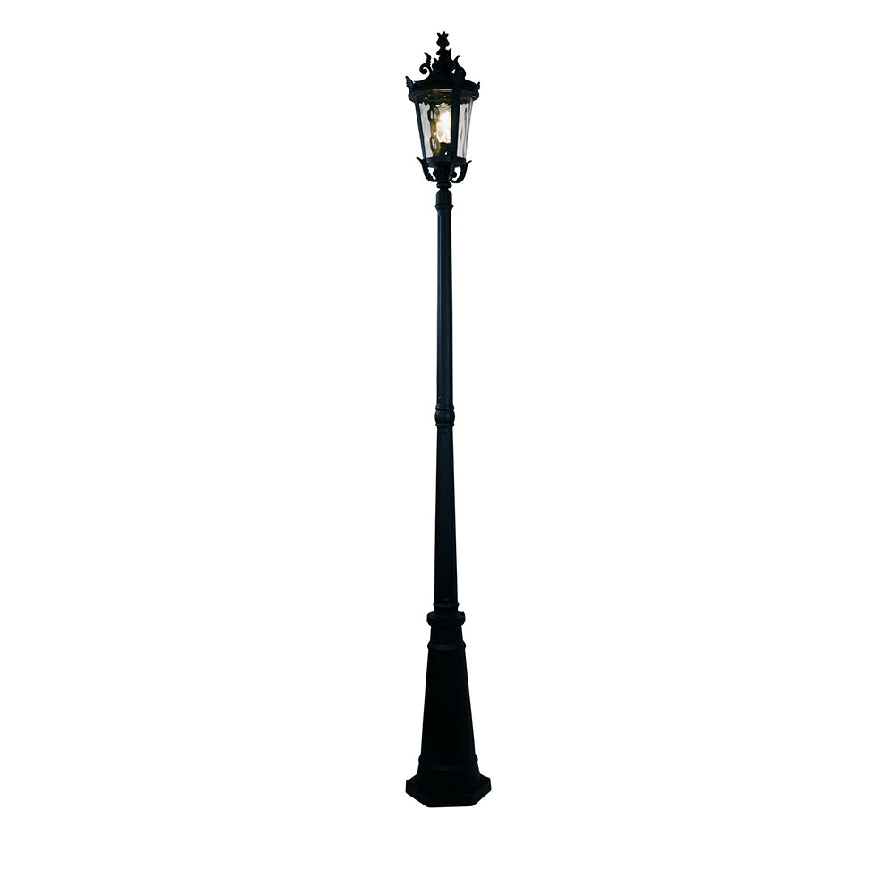 Albion Tradtional Outdoor Post Light Black - OL7386BK