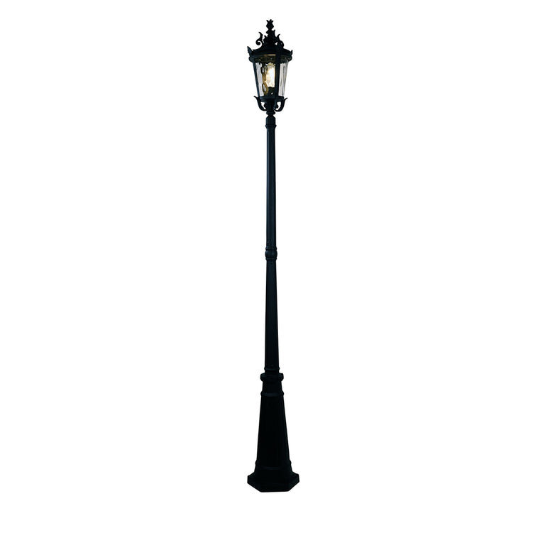 Albion Tradtional Outdoor Post Light Black - OL7386BK