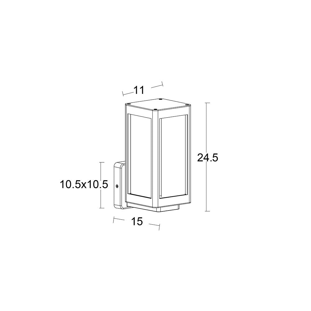 Portico Contemporary Style Wall Light White - OL7641WH