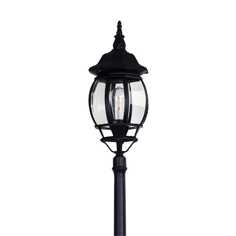 Highgate Traditional Post Light Black - OL7669BK