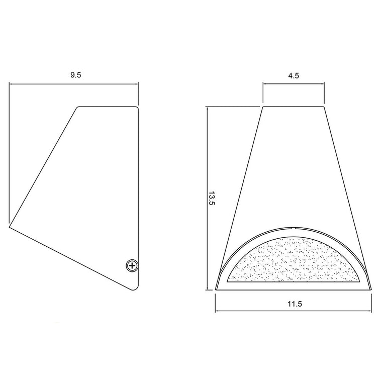 Brava Real Copper Outdoor Wall Light Copper - OL7741CO