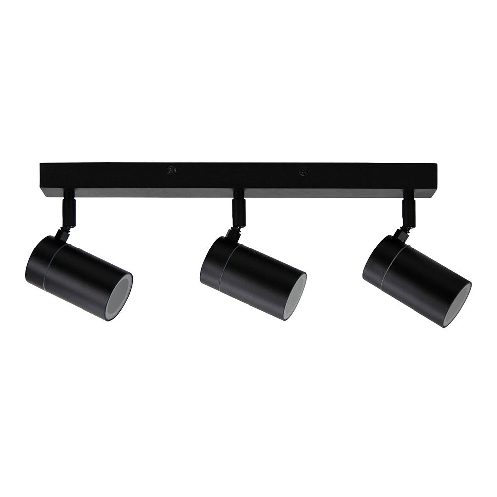 Zeta 3 Light 240V GU10 Adjustable Spotlight Black - OL7774/3BK
