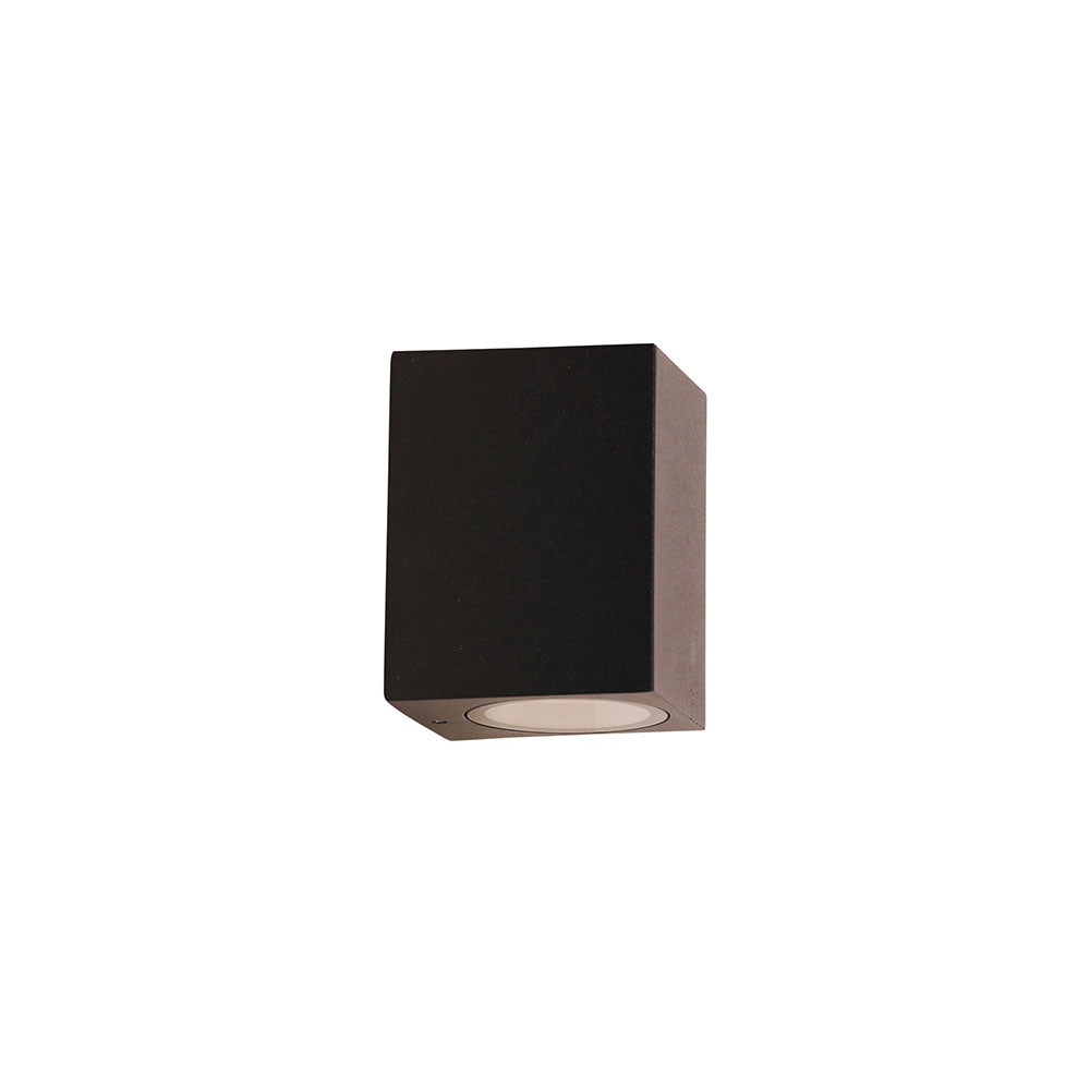 Atlas Fixed Down Wall Pillar Light Black - OL7821BK