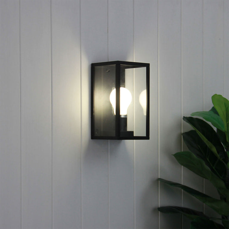 Pandora Contemporary Outdoor Wall Light Black - OL7843BK
