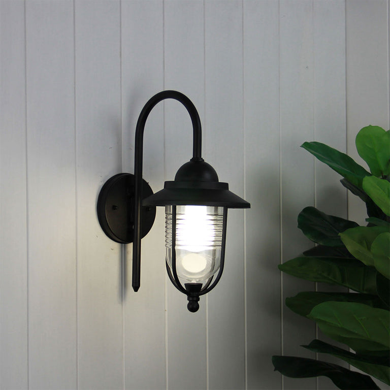 Domo Contemporary Coach Light Black - OL7850BK