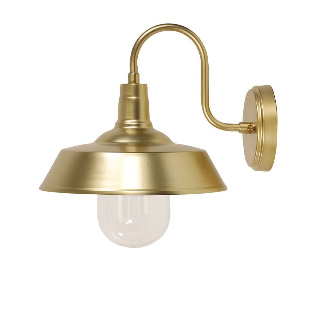Hudson Barn Style Wall Light Gold - OL7890GD