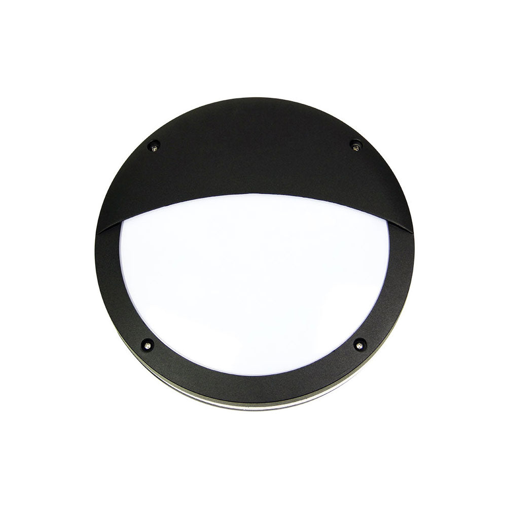Tonato 2 Light Round Eyelid Bunker Light Black - OL7902BK