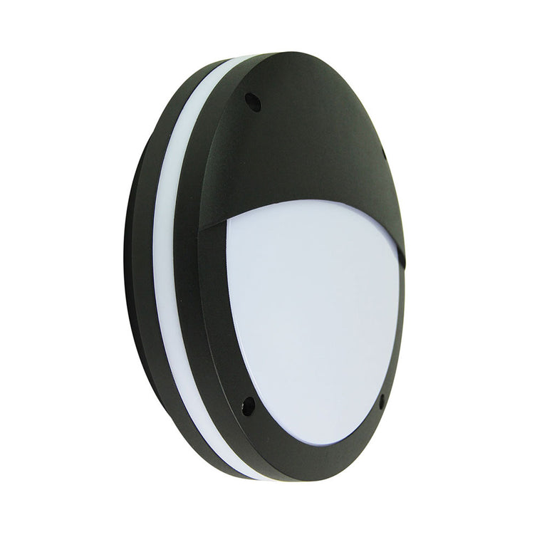 Tonato 2 Light Round Eyelid Bunker Light Black - OL7902BK