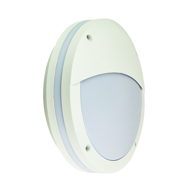 Tonato 2 Light Round Eyelid Bunker Light White - OL7902WH