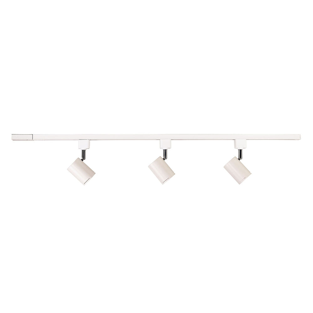 Single Circuit 3 Light LED Track Kit White - OL85304