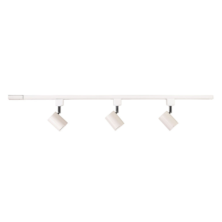 Single Circuit 3 Light LED Track Kit White - OL85304
