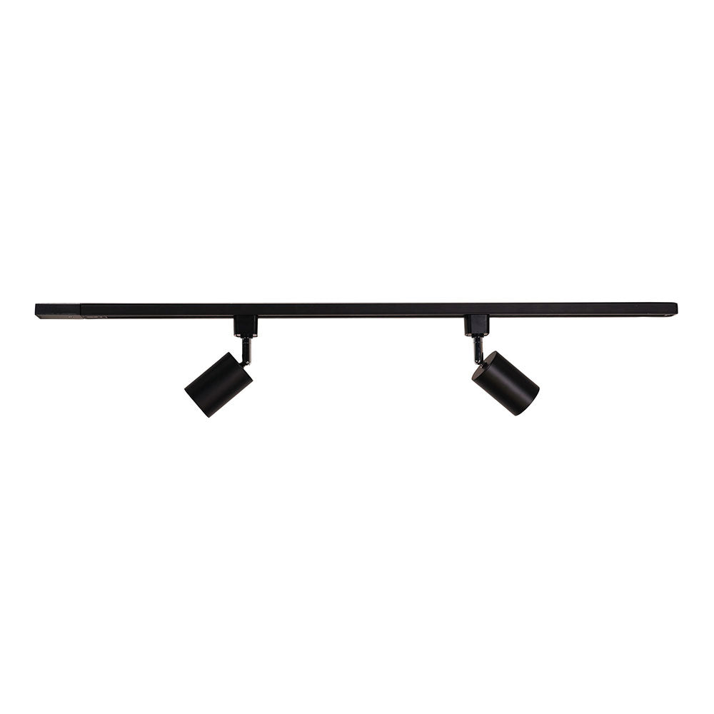 Bridge Single Circuit 2 Light LED Track Kit Black / Cool White - OL85306