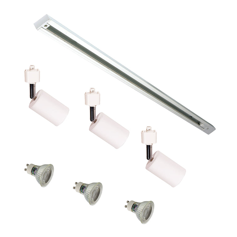Bridge Single Circuit 3 Light LED Track Kit White / Cool White - OL85313