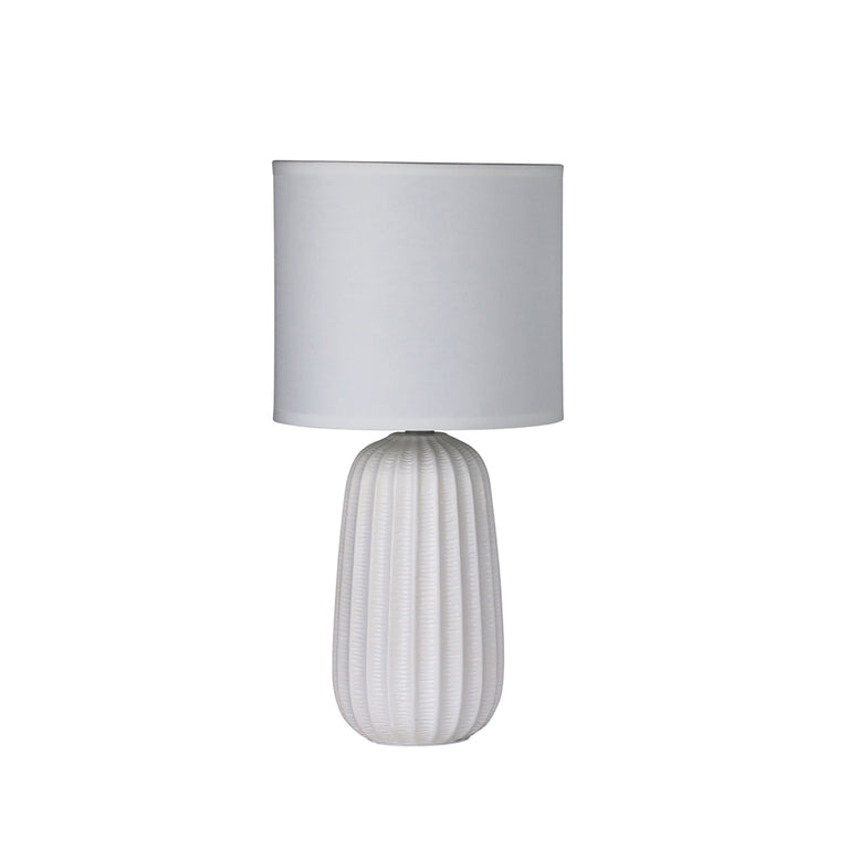 Benjy.20 Ceramic Table Lamp White - OL90110WH