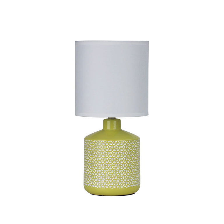 Celia Ceramic Table Lamp Yellow - OL90117YE
