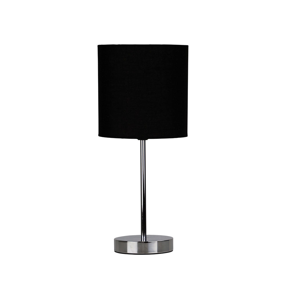 Zola Table Lamp Chrome / Black - OL90120BK