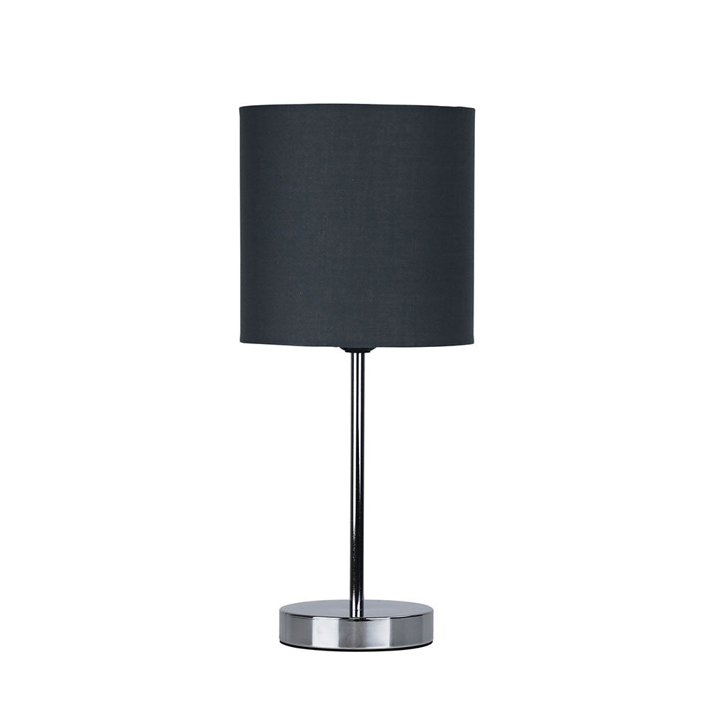 Zola Table Lamp Chrome / Grey - OL90120GY