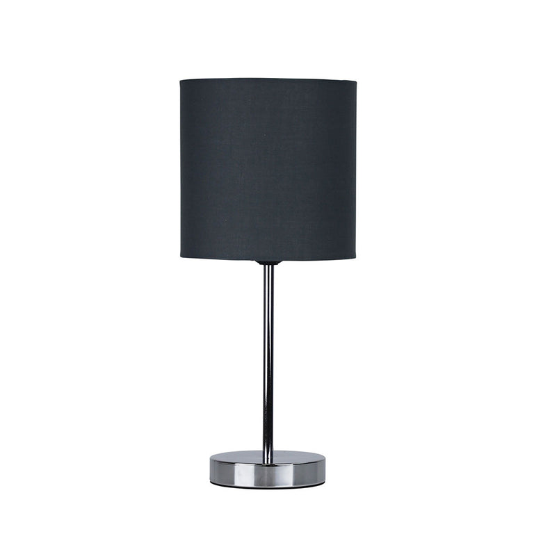 Zola Table Lamp Chrome / Grey - OL90120GY