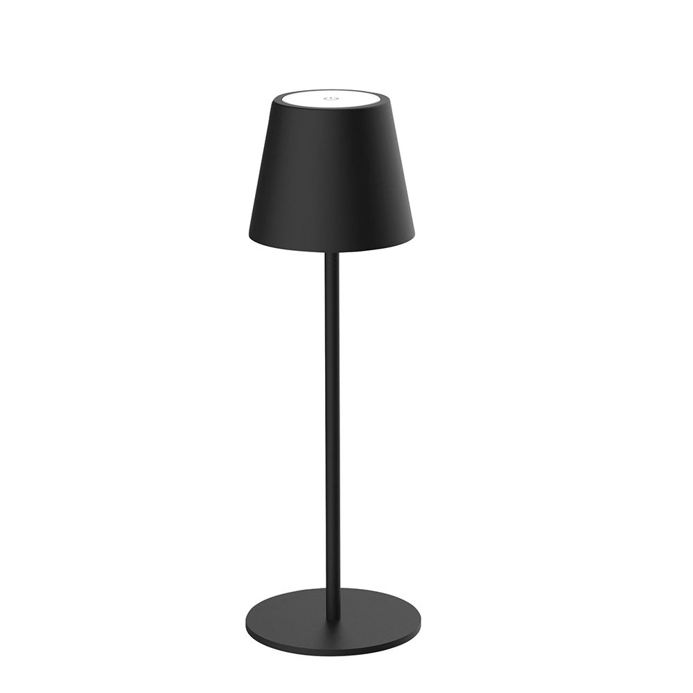 Mindy 3W LED Portable Rechargeable Table Lamp Black / Warm White - OL92651BK